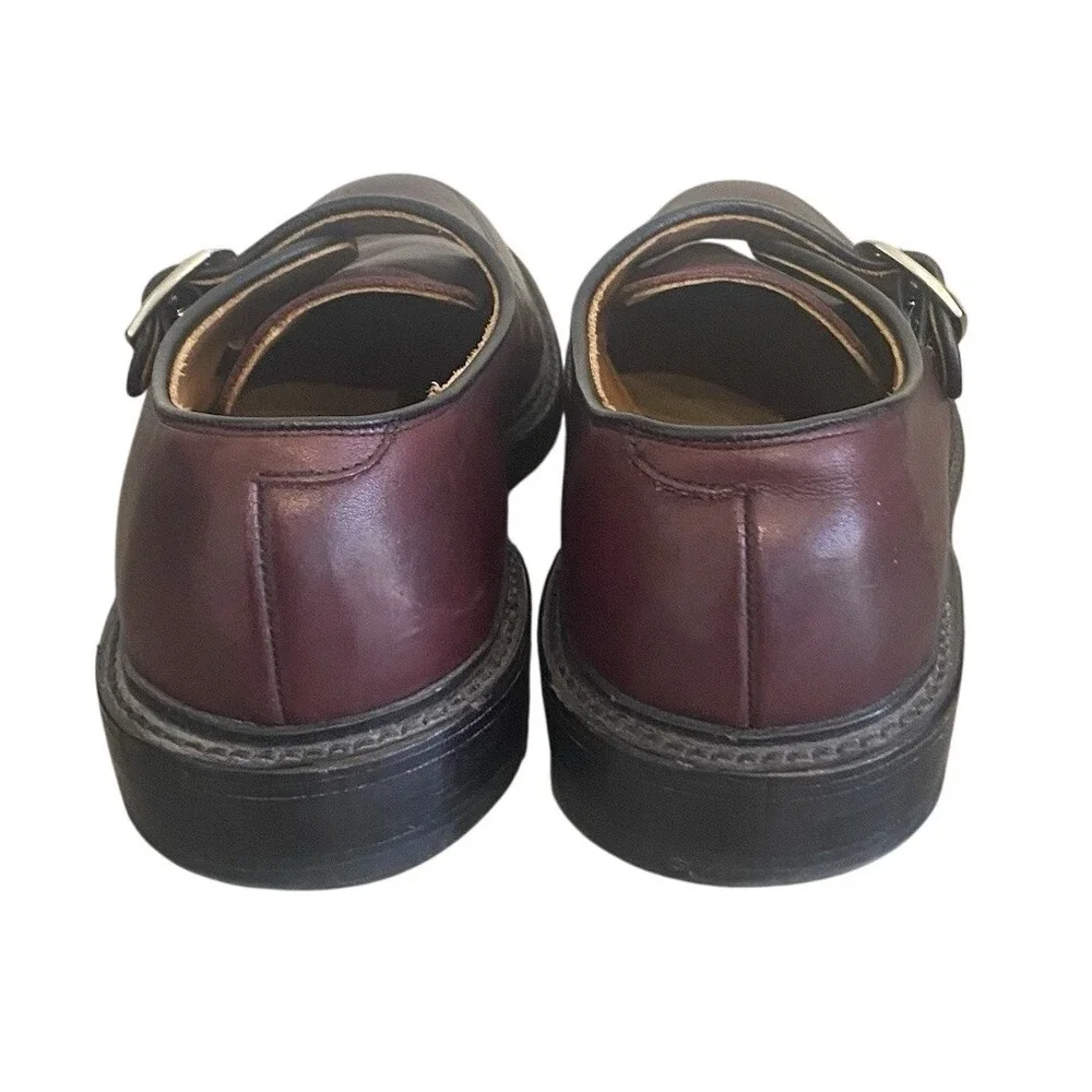 Allen Edmonds‎ Men's Brown Cornell Dress Shoes Monk Strap 9D